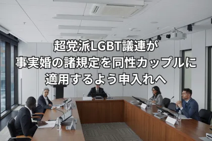 超党派LGBT議連が事実婚の諸規定を同性カップルに適用するよう申入れへ｜LGBTニュースならFlag（フラッグ）