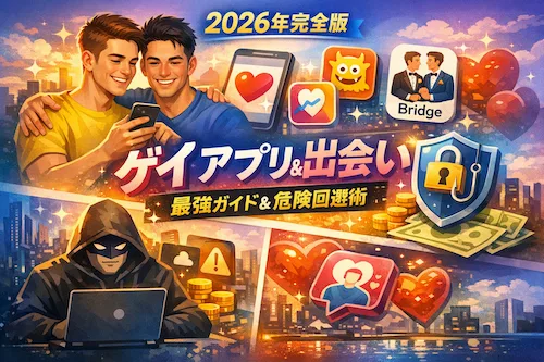 【2026年版】ゲイ向けマッチングアプリ完全ガイド:目的別おすすめとセキュリティ対策