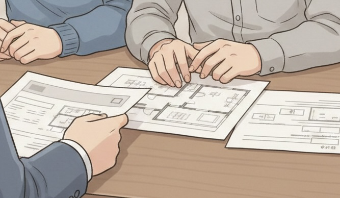 同性カップルの部屋探しイメージ