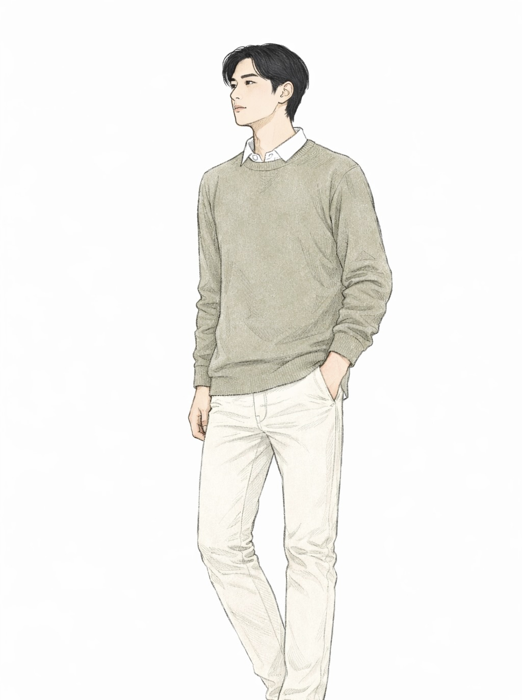 プンドク荘304号室の事情 ニュアンスカラーのコーデ